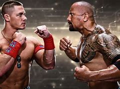 Image result for John Cena Arms vs Rock