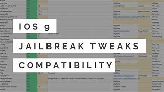 Image result for Jailbreak Compatibility Chart