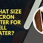 Image result for Micron Filter Sizes