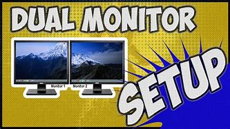 Image result for TV and Monitor Setup