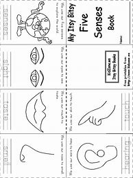 Image result for My Five Senses Printable Booklets
