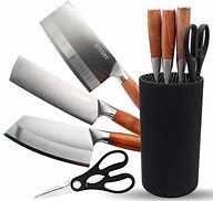 Image result for Knife Block Set Cleaver