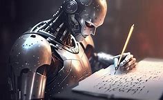 Image result for Robot Writing Bible