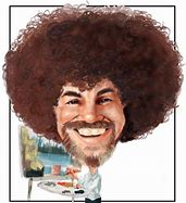 Image result for Bob Ross Caricature