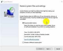 Image result for Microsoft Windows 10 System Restore