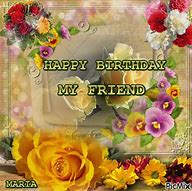 Image result for Animated Happy Birthday Dear Friend