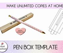 Image result for Pen Packaging Box Template