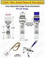 Image result for Lanyard Attachment Clips