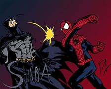 Image result for Spider-Man versus Batman