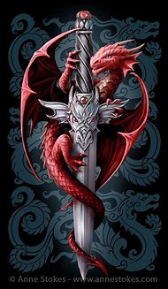Image result for Dragon with Sword Drawing