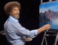 Image result for Bob Ross Before Afro