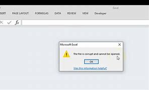 Image result for How to Recover a Corrupt Excel File