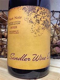 Image result for Sandler Company Pinot Noir Keefer Ranch
