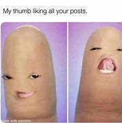 Image result for Doulbe Thumb Meme