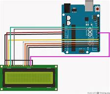 Image result for Arduino 1602 LCD Schematic