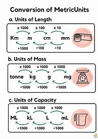 Image result for Metric System Conversion in Weight