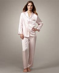 Image result for Pink Silk Pajamas