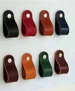 Image result for Leather Drawer Pulls