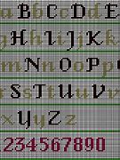 Image result for Filet Crochet Alphabet Patterns