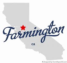 Image result for Farmington CA Map