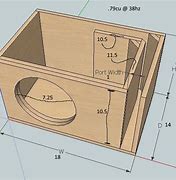 Image result for 8 Inch Subwoofer Box Plans