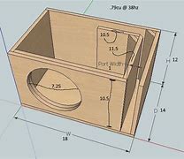 Image result for 8 Inch Square Hole Subwoofer Box