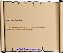 Image result for encomiasta