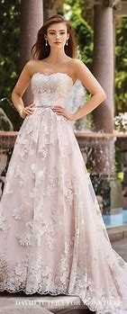 Image result for Wedding Dresses with Pink Flowers
