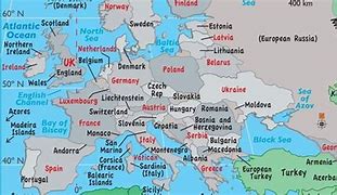 Image result for Unnamed Map of Europe