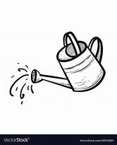 Image result for Watering Can Sketch