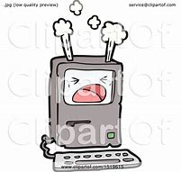 Image result for Overheated Computer Clip Art