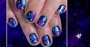 Image result for Galaxy Tip Nails