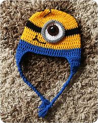 Image result for Crochet Minion Hat