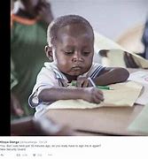 Image result for Kid Writing Intensely Meme
