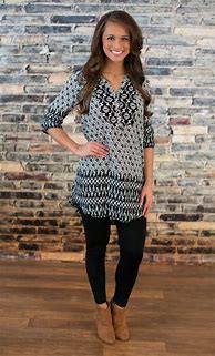 Image result for Tunic Dress with Leggings for Work