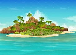 Image result for Island Cartoon Drawing