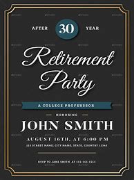 Image result for Free Printable Retirement Party Invitations