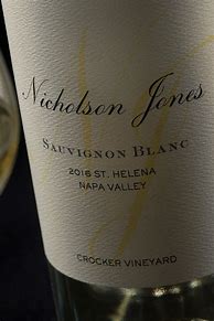 Image result for Nicholson Jones Sauvignon Blanc