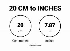 Image result for 20 Cm Inches