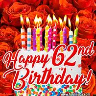 Image result for 62 Birthday Cartoon Pic