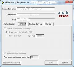 Image result for Where in Cisco Nomad Mobility Client Can You See Split Tunneling