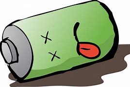 Image result for Cartoon Dead Batteries