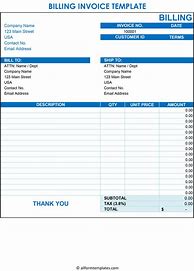 Image result for Fillable Invoice Template Excel