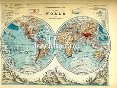 Image result for Victorian World Map