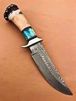 Image result for Damascus Steel Knives Western Designs