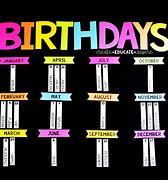 Image result for Birthday Calendar Excel Template