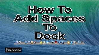Image result for Mac Dock Spaces