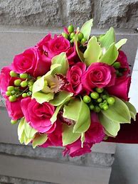Image result for Pink and Green Floral Arrangements