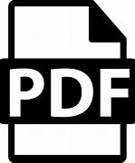 Image result for PDF Logo Black