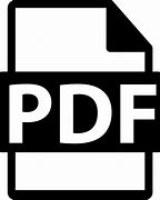 Image result for PDF Icon Black and White